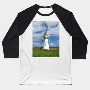 Thurne Mill, Norfolk Baseball T-Shirt